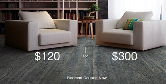 wood floor installation coupon